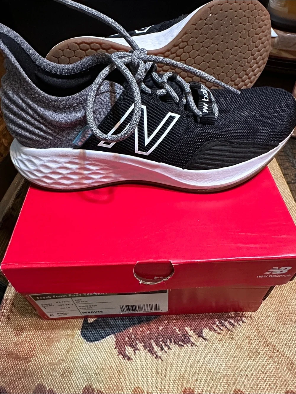 Like new little size 1 boys New Balance